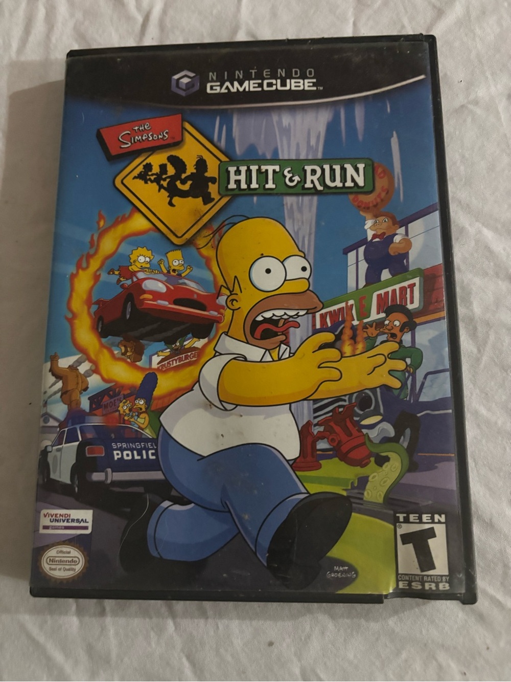 The Simpsons Hit & Run Nintendo GameCube Authentic Case Game